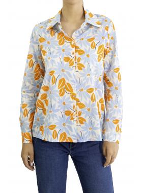 Camicia fantasia in cotone